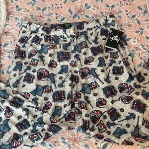 LaCrosse USA Themed Sweatpants - Red, Blue, White